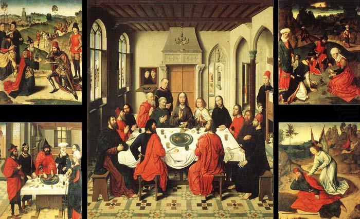 Dieric Bouts Altarpiece of the Holy Sacrament china oil painting image